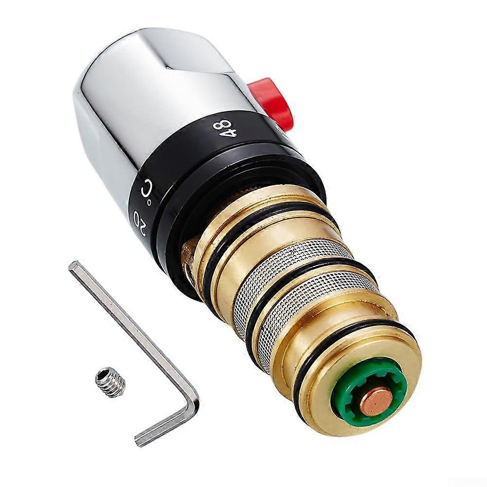 Thermostatic Valve Rod  Kit Cartridge Constant Temperature Control Brass Valve Rod for Shower Faucet Replacement