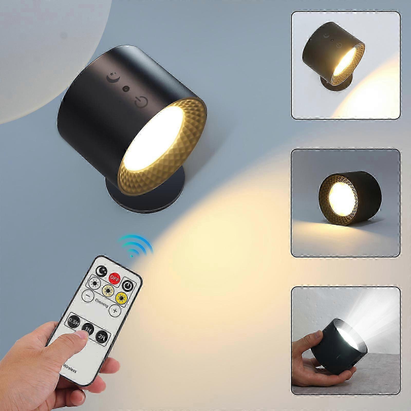 Wall Sconces Rechargeable Wall Lights with 360 Rotation Dimmable Smart Magnetic Wall Sconce Hot