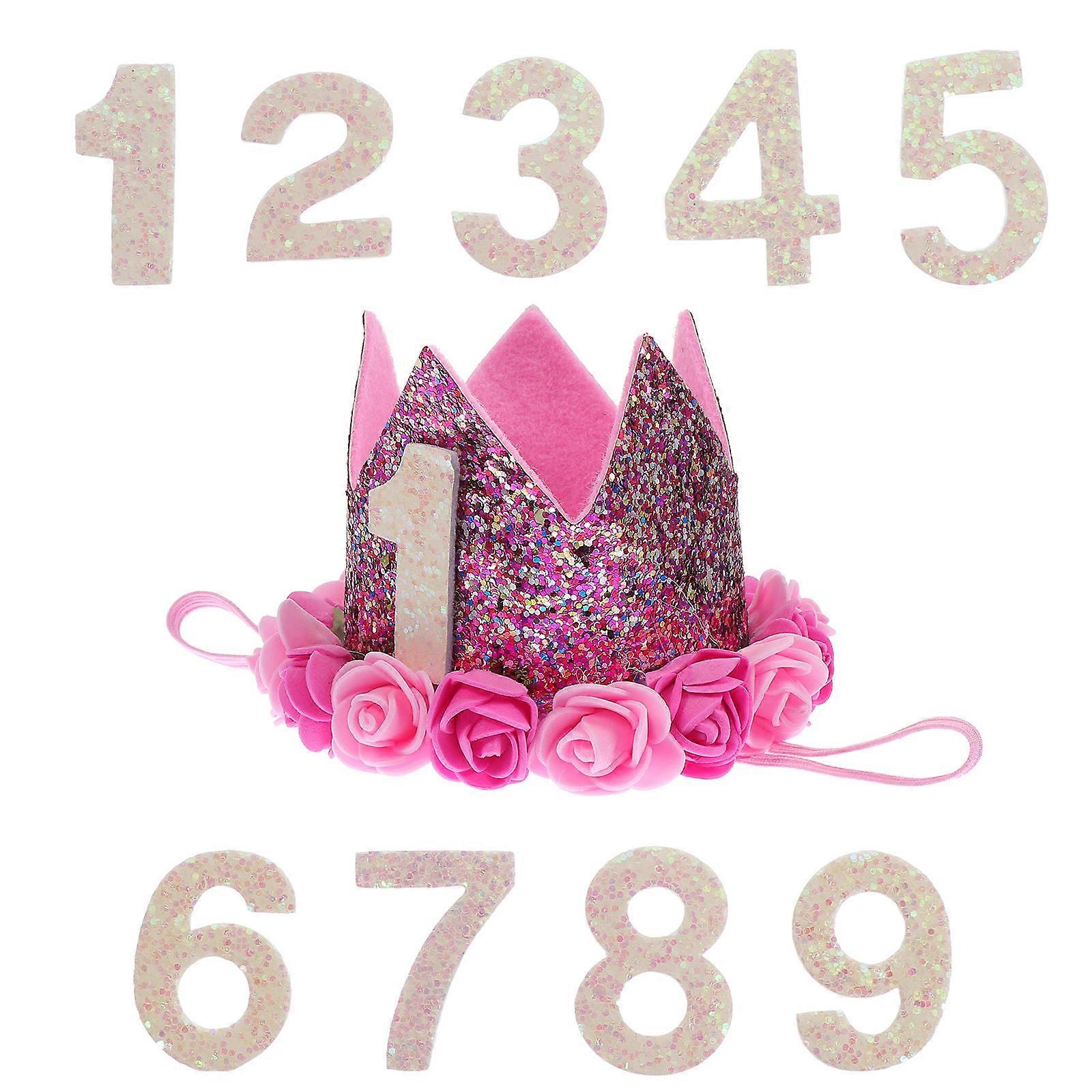 Flower Crown Hairband for Birthday Parties Comfortable Floral Headdress for Photo Props & Celebration Accessories