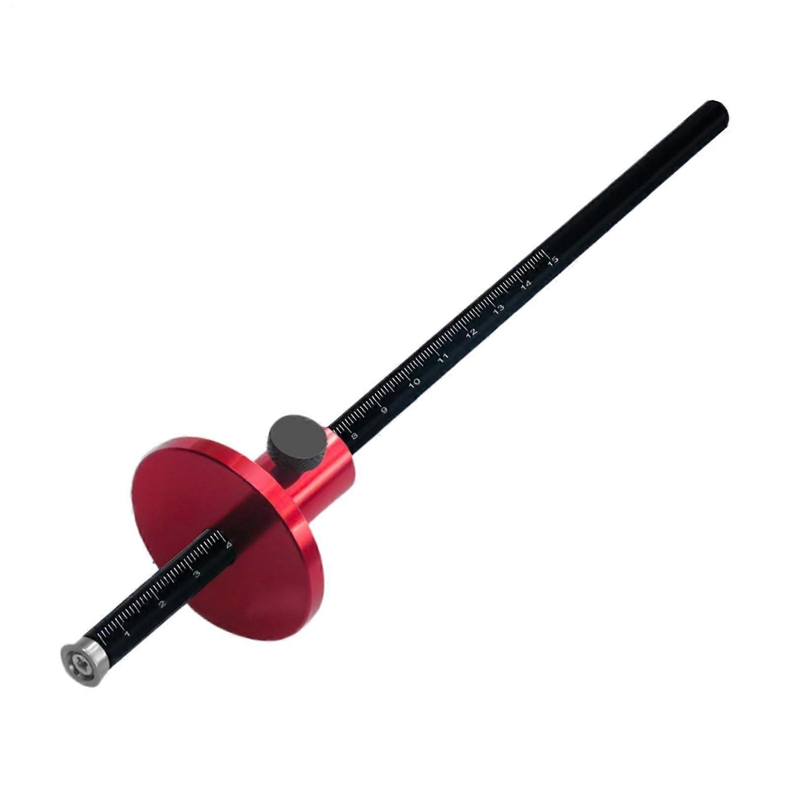 Radmarkierlehre - Aluminium Alloy Marking Tools for Wood, Easy Grip for Furniture Repairs, Solid Wood Usage