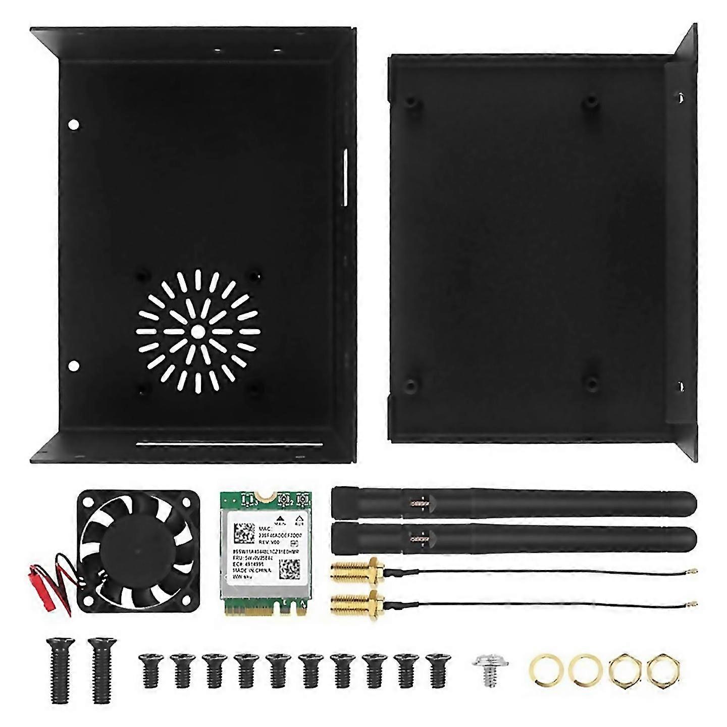 For for 5 plus metal case wifi 6 module antenna heatsink