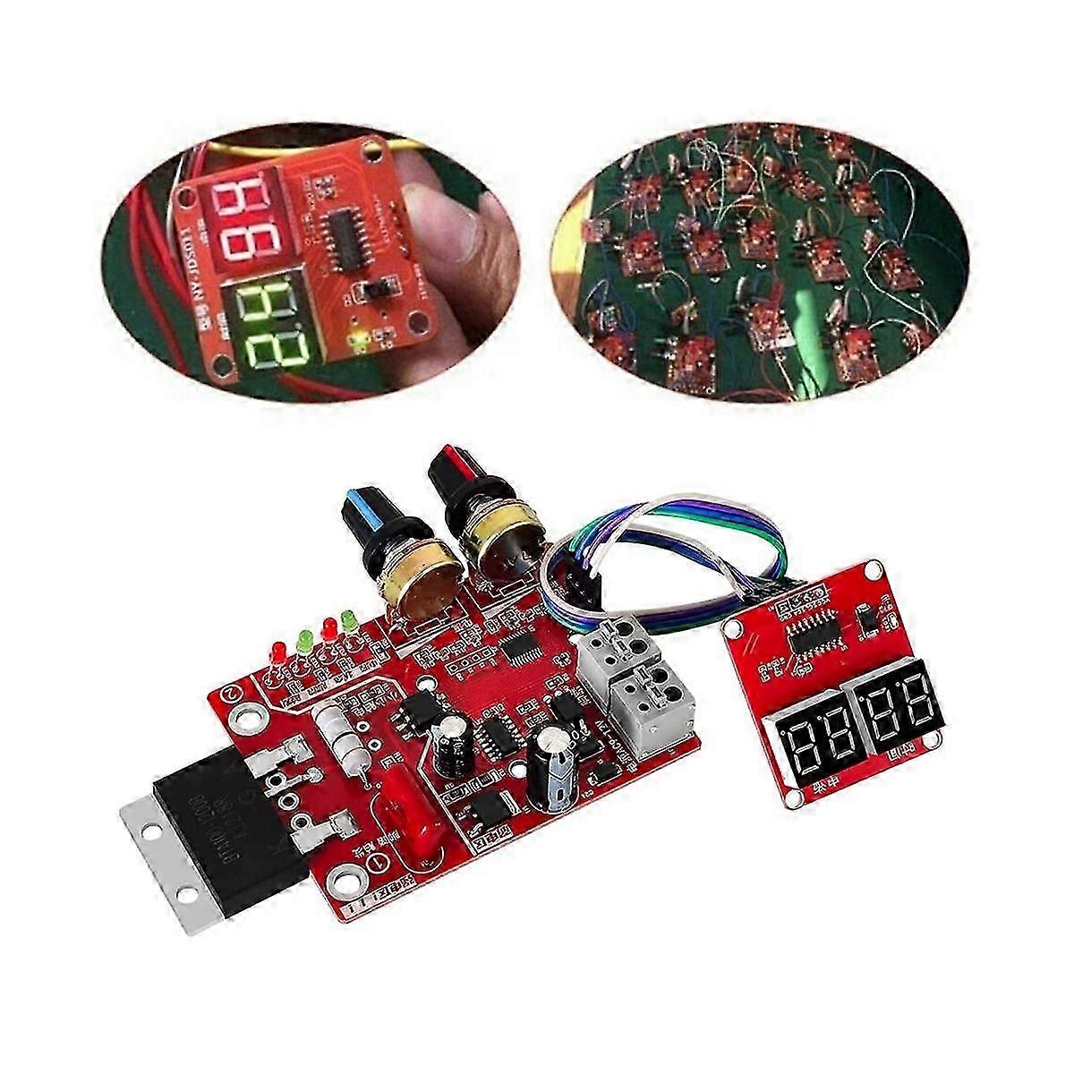 -D01 Spot Welding Machine Control Board Regulating Time and Current Digital Display DIY Control Boa
