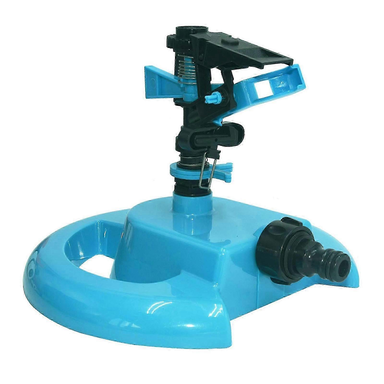 Grey garden sprinkler for greenhouse with automatic rotation