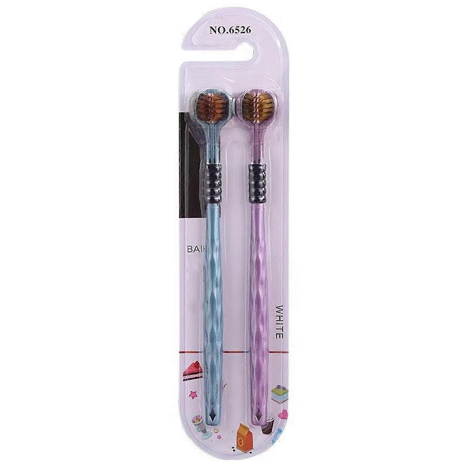 3-Sided Soft Bristle Toothbrush Wrap-Around Tooth Deeply Toothbrushes