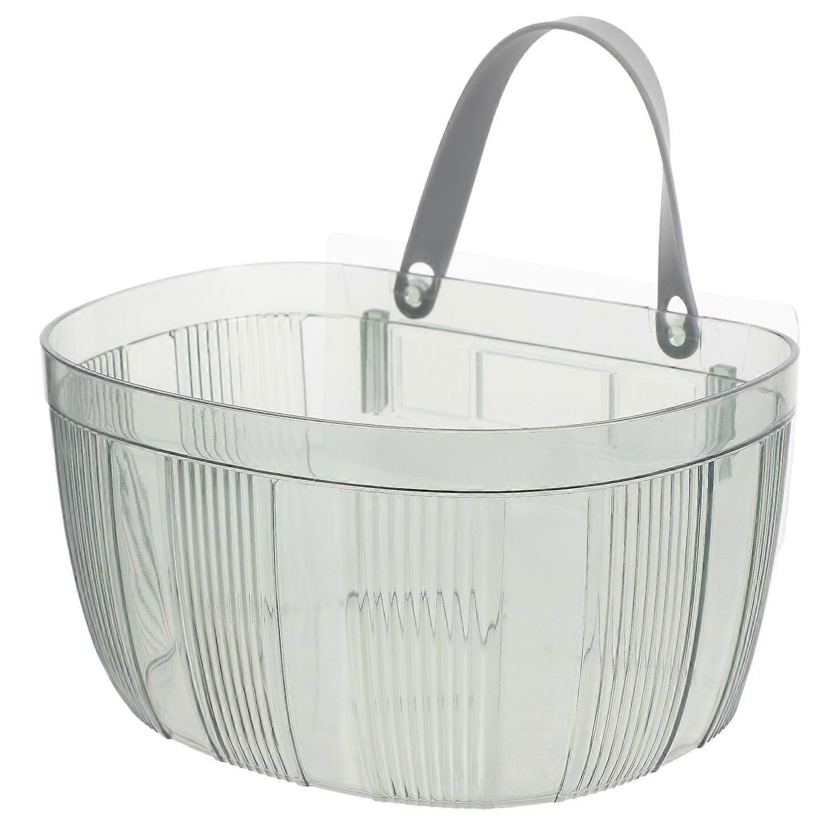 Hanging Produce Basket Pantry Basket Bathroom Use Plastic Multi Ventilation 1Set