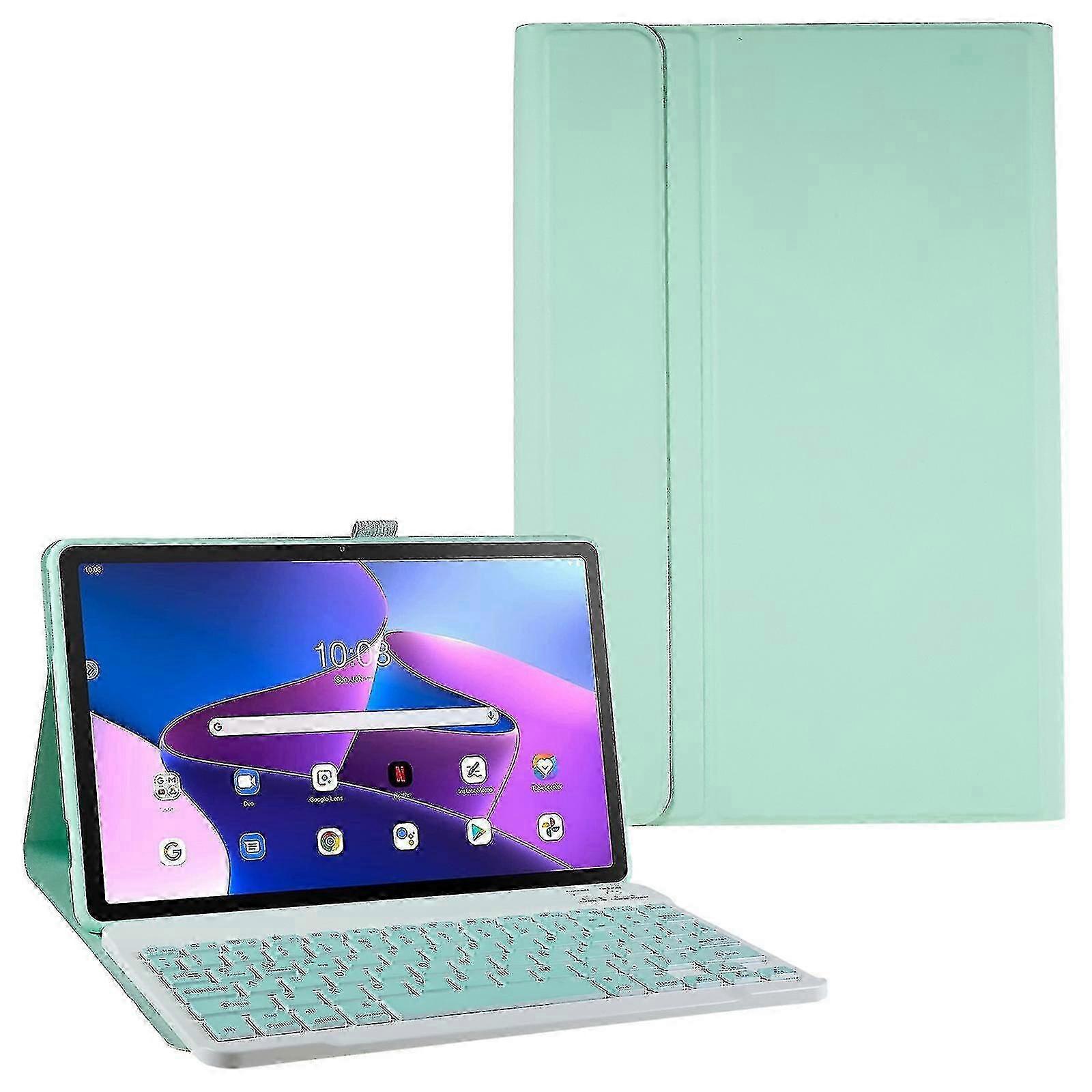 For Lenovo Tab M10 Plus (gen 3) Pu Leather Shockproof Tablet Case S...