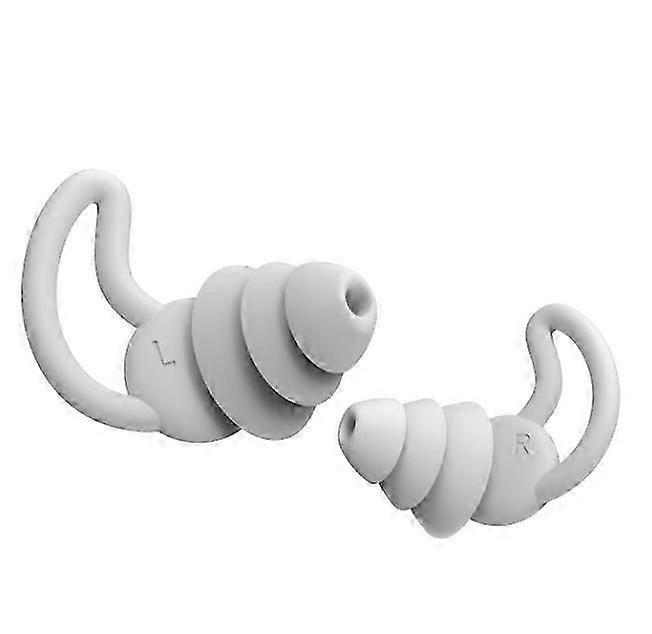 Reusable Safe Silicone Earplugs Noise Cancelling Ear Plugs for Slee...