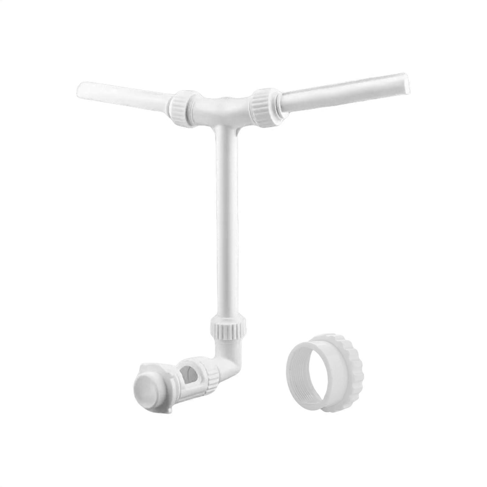 Inground Pool Fountain Waterfall Double Head Fountain for Pool Pump Included