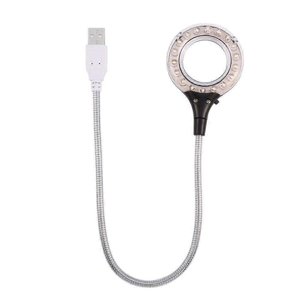 Universal High Brightness Portable USB 18Pcs LED Lamp Blubs Light for PC/ Laptop Black