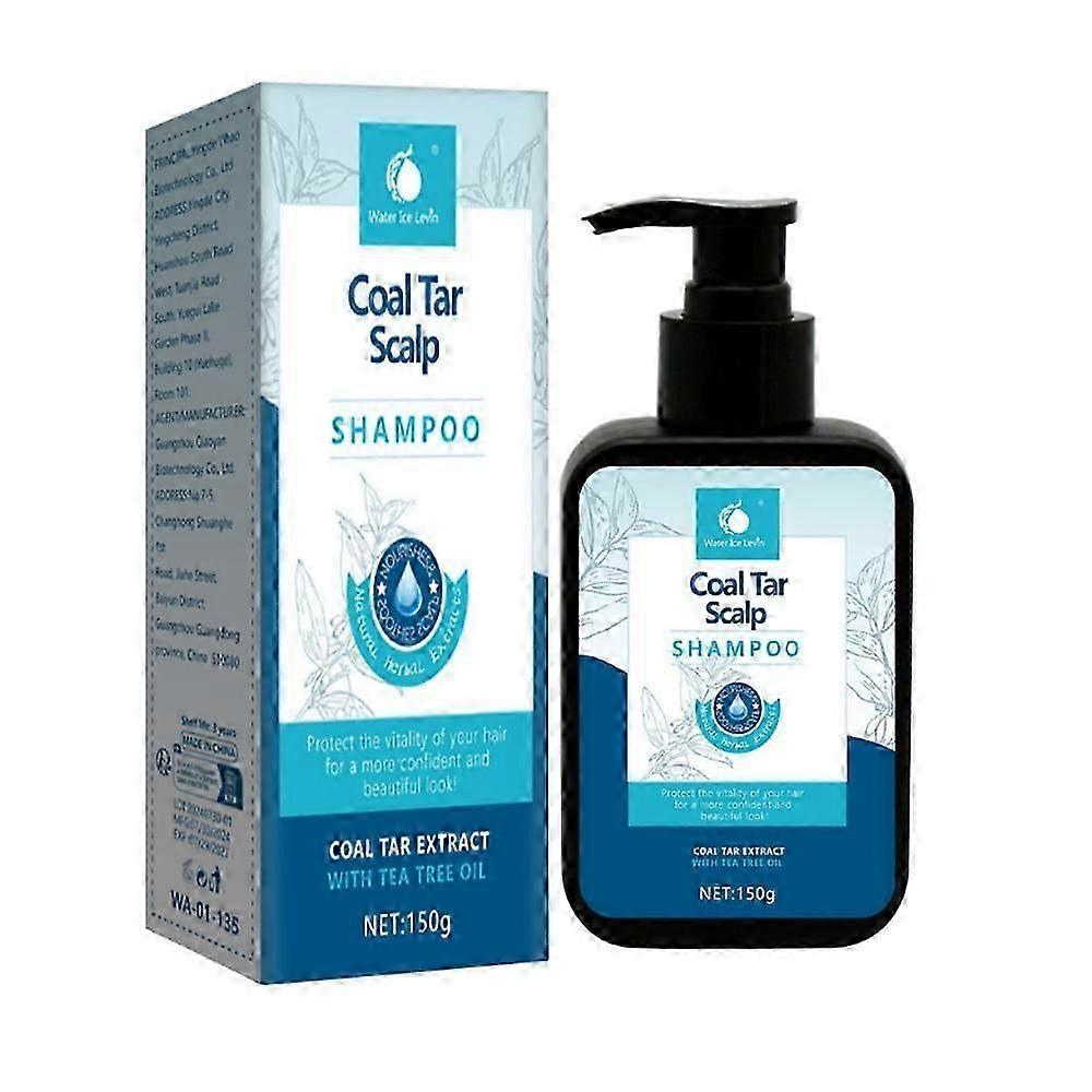 Coal Tar Scalp Cleansing Shampoo Hair Deep Cleansing Refreshing Soft Shampoo