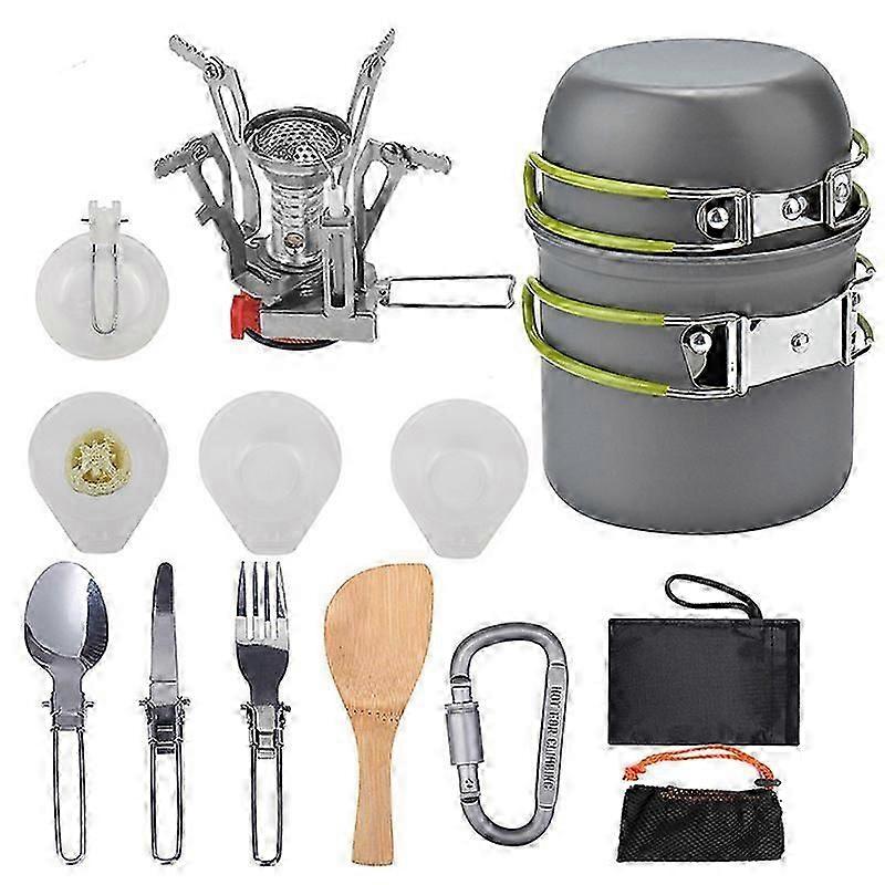 outdoor cookware set portable high temperature resistant
