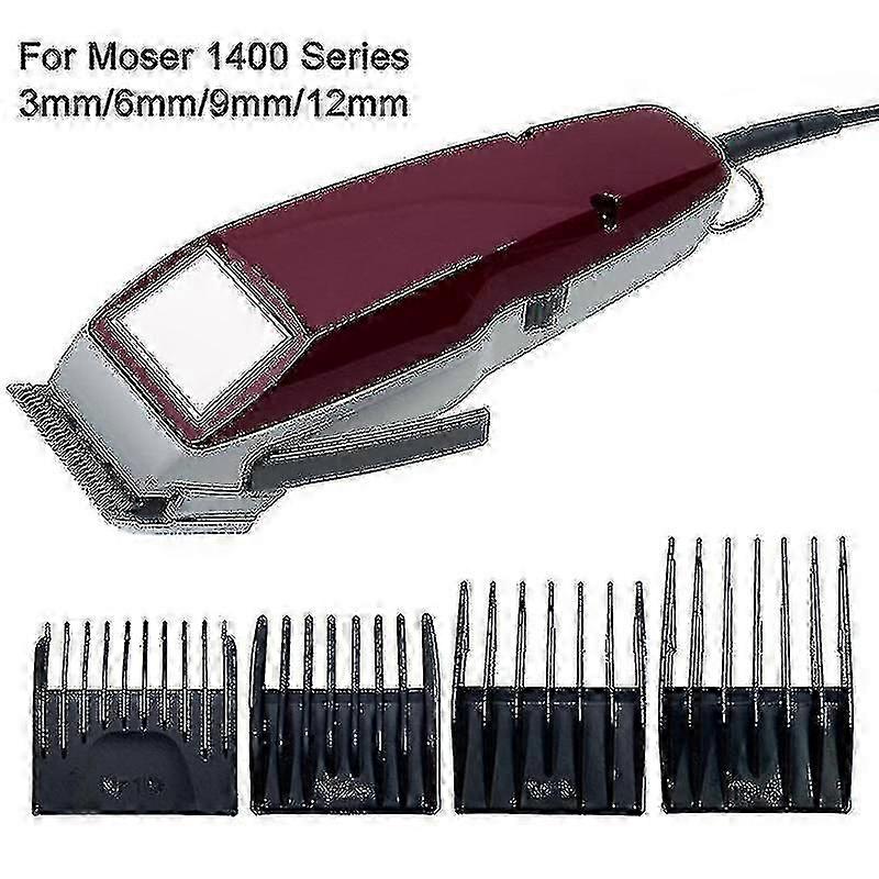 2025 4pcs/set Hair Clipper Limit Comb Replacement Cutting Guide Combs For Moser 1400
