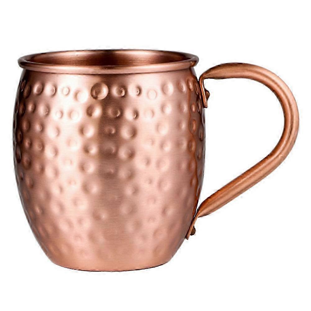 Copper drum cup 530ml for restaurant cold beverages