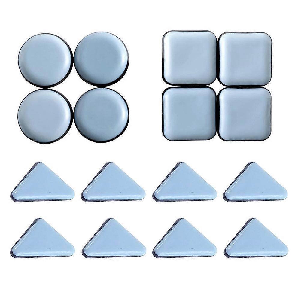 Furniture Floor Pads 16Set Self-Adhesive Design Round Shape Home Use 4.5x4cm Suitable For Chair Protection