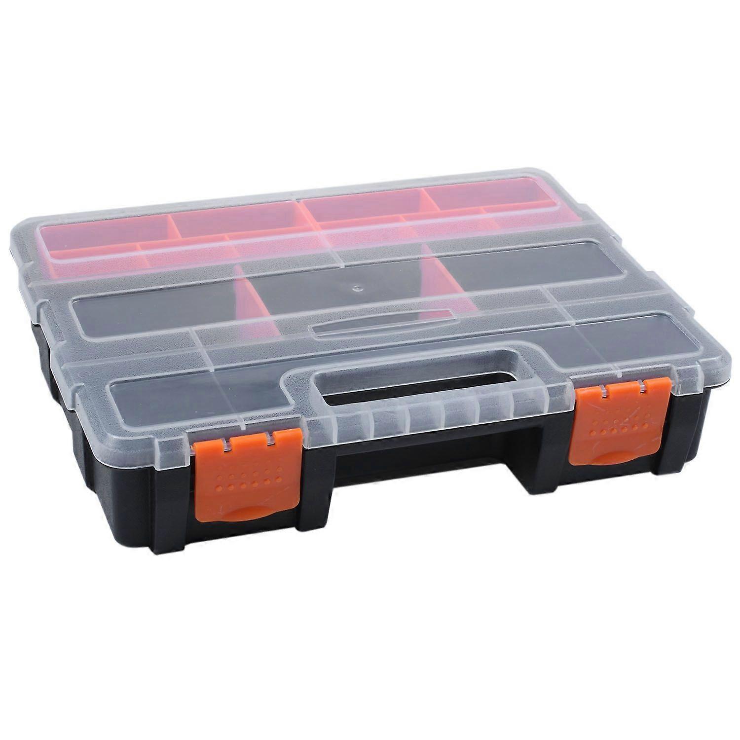 F-290 Portable Plastic Tool Parts Box Screw Storage Box Electronic Component Box Compartment Box Ma