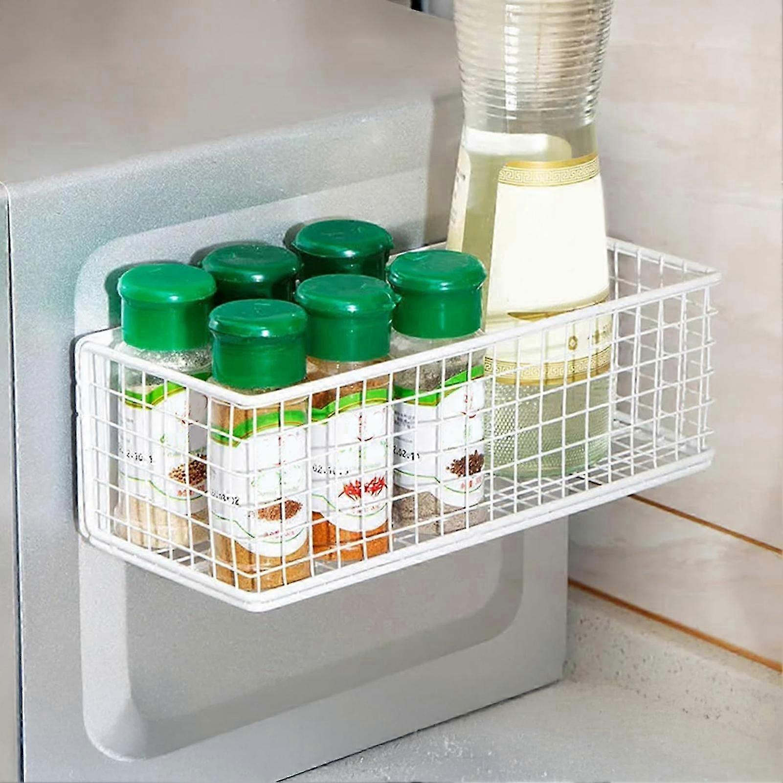 2025 Magnetic Spice Rack for Refrigerator Multi-purpose Large Capacity Kitchen