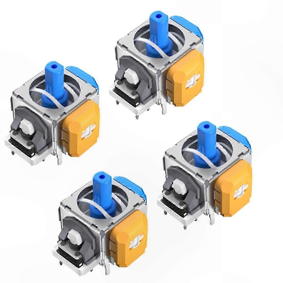 4-Pack TMR Anti-Drift Joystick Controllers for PS4