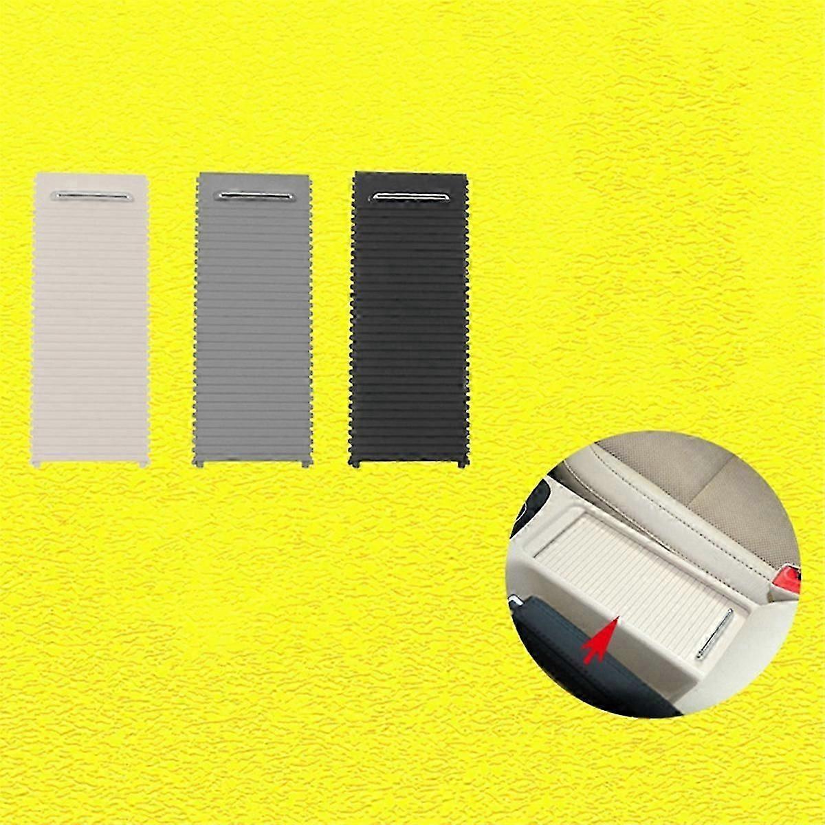 Centre Console Roller Blind Cover compatible with Superb 2009-2015 Gray