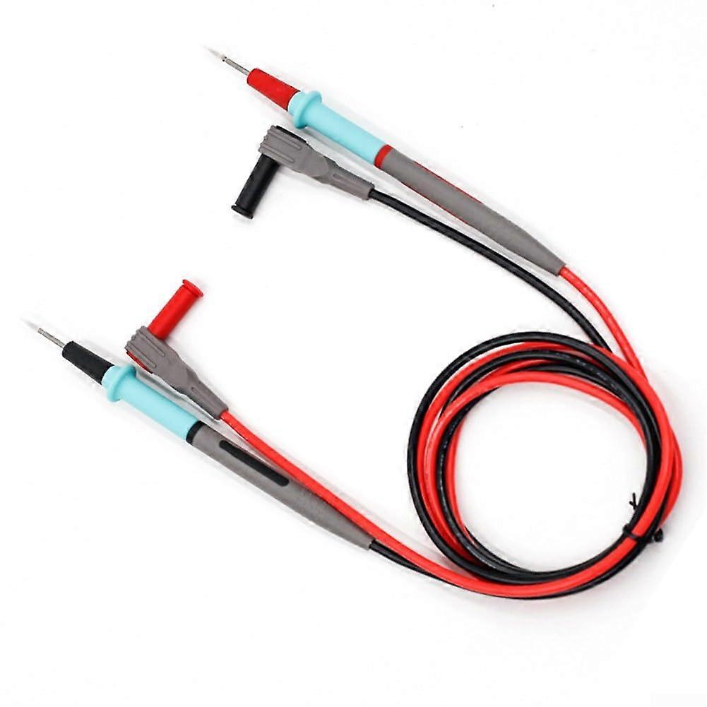 Multimeter Test Leads Wire 20A 1000V Silicone Insulated With Needle Tip Clips For Electrical Circuit Testing