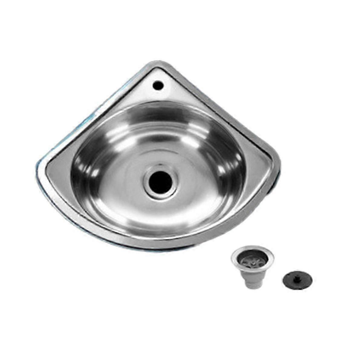 Small-sized steel basin for RV kitchen with high durability