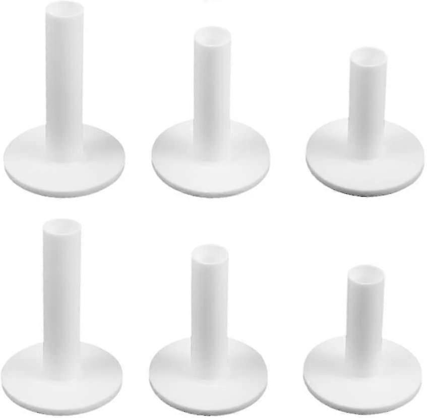 Golf Practice Tee, 6-Pack, Magnet Tee and Rubber Tee for Driving Ranges and Practice Mats