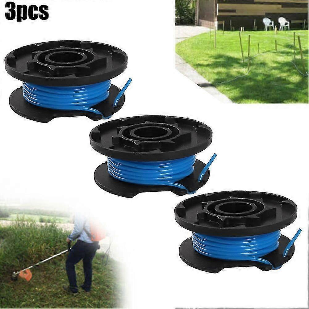 3pcs Line Spools For-Ryobi Spool For 18V OLT1832 P2000 P2001 P2002 P2003 RLT183113 Garden String Trimmer Accessories Replacement