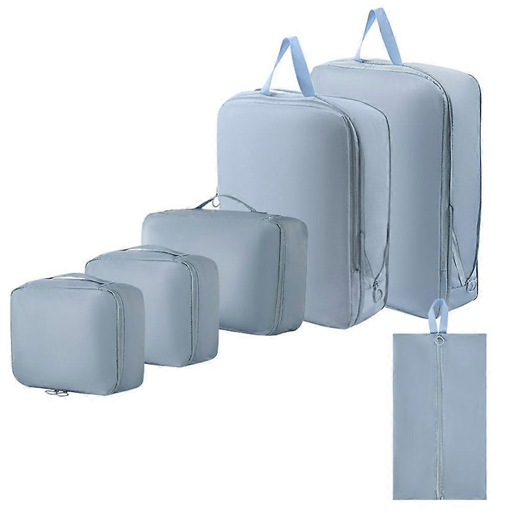 6-Piece Compression Clothes Storage Bag- , for Luggage and Clothing Classification B