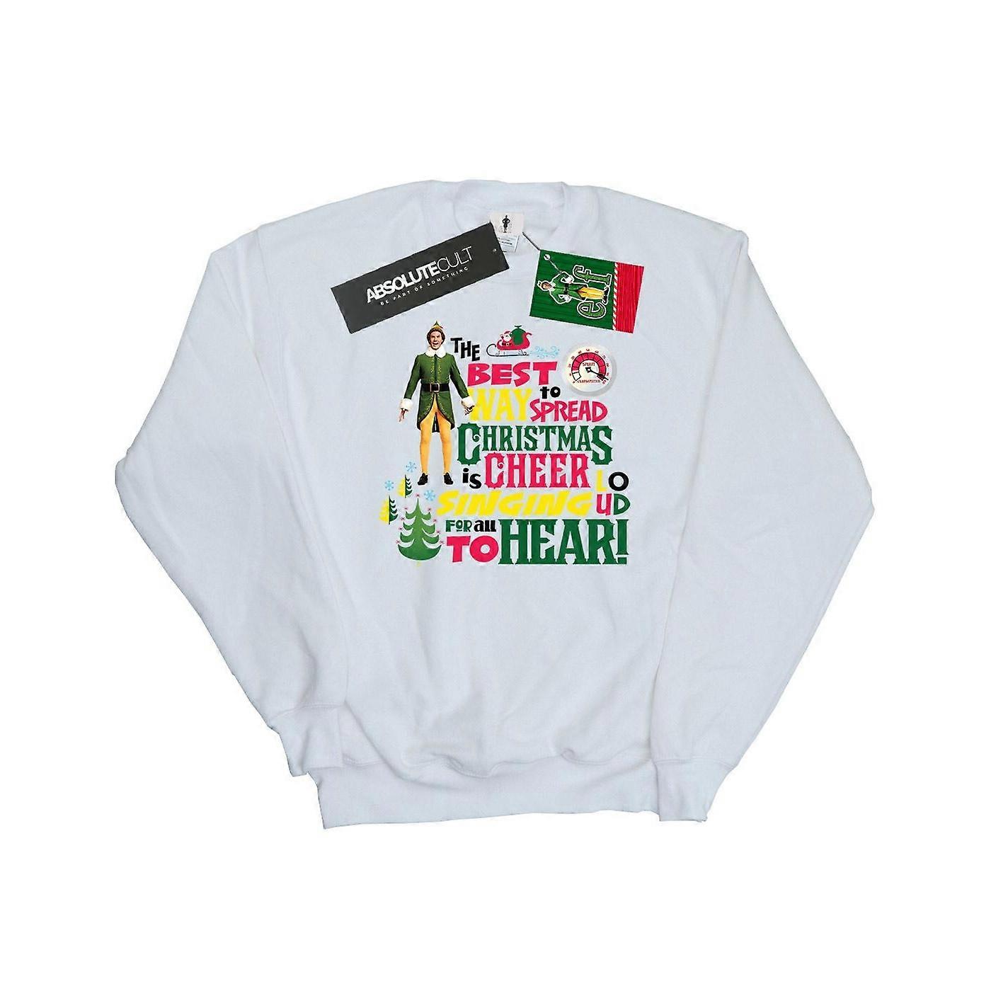 Elf Heren Kerst Cheer Sweatshirt