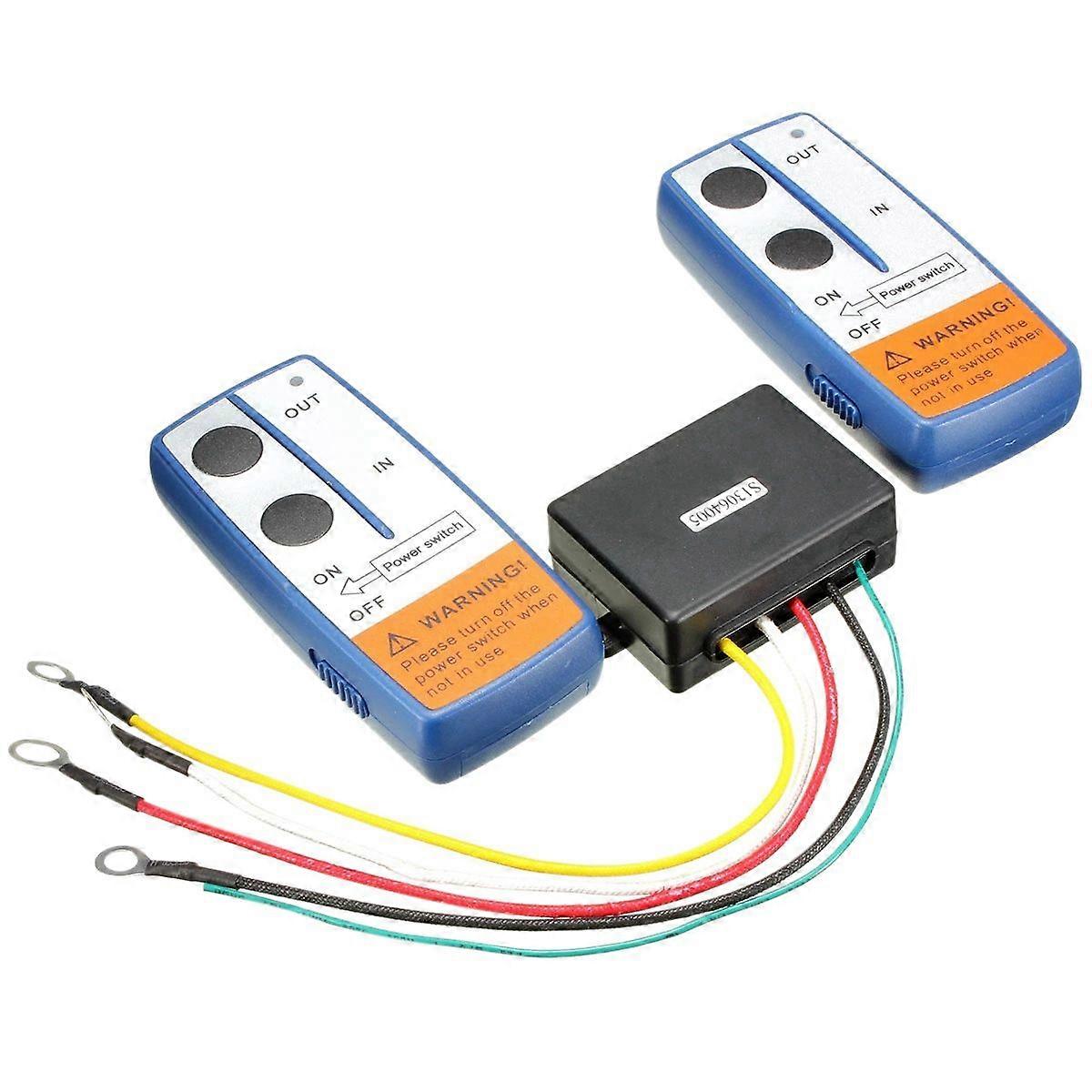 12V Car Wireless Electric Remote Control Switch with Manual Transmitter for Truck ATV SUV Vehicle T