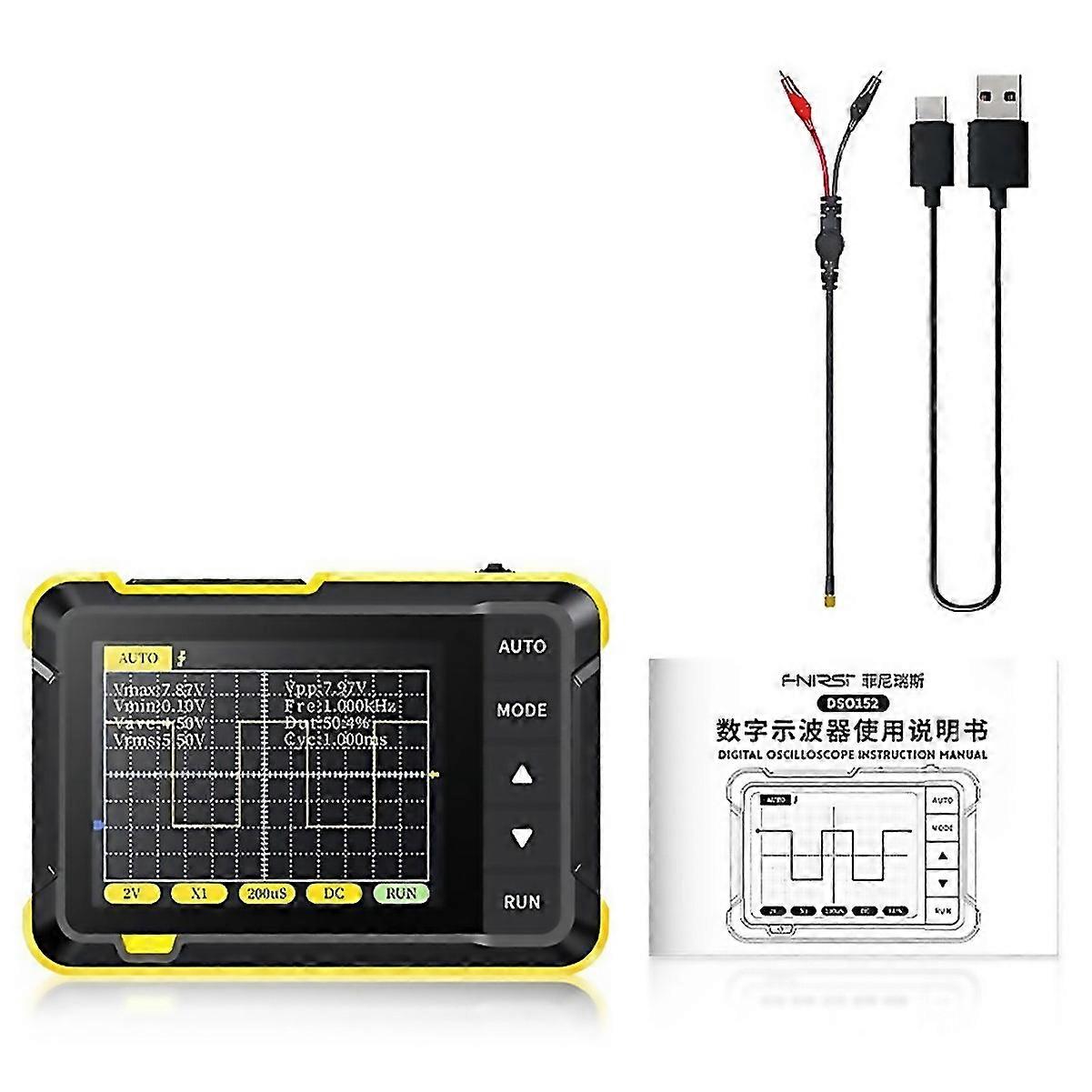 For Fnirsi Oscilloscope Dso 152 Handheld Mini Oscilloscope Portable Digital Oscilloscope For Beginne