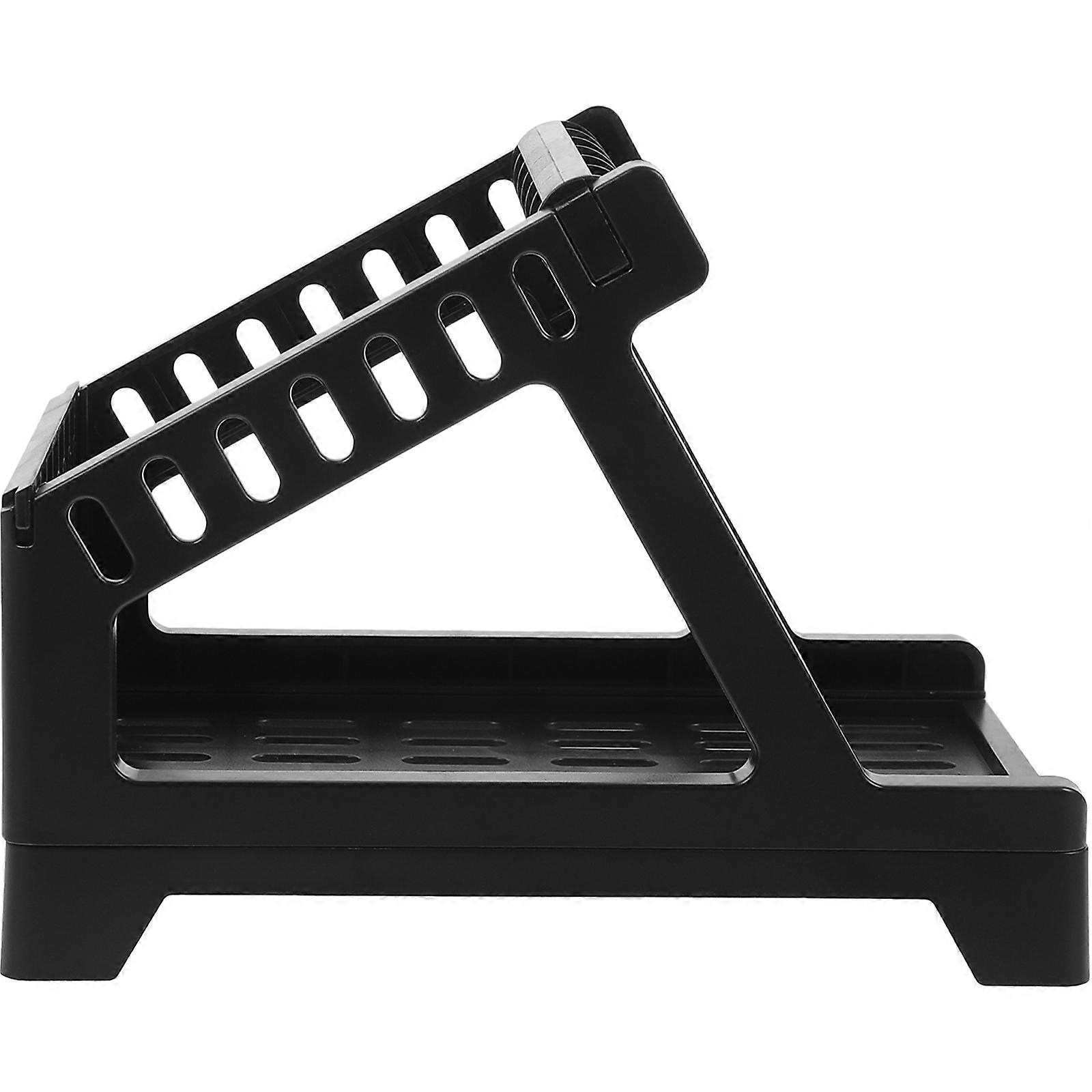 Thermal Printer Accessory Desktop Label Roll Holder Black 20.00X16.00X14.00CM Label Storage 1Pcs