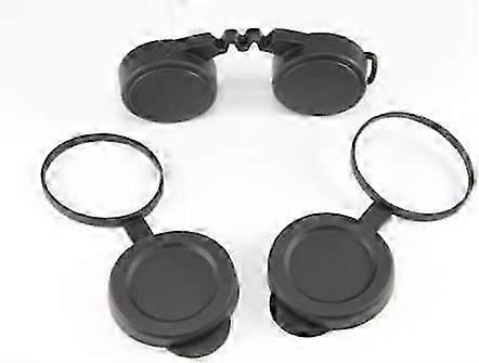 10x42 gummi linse caps for kikkert + regnguard, objektiv optikk beskyttelse dekker
