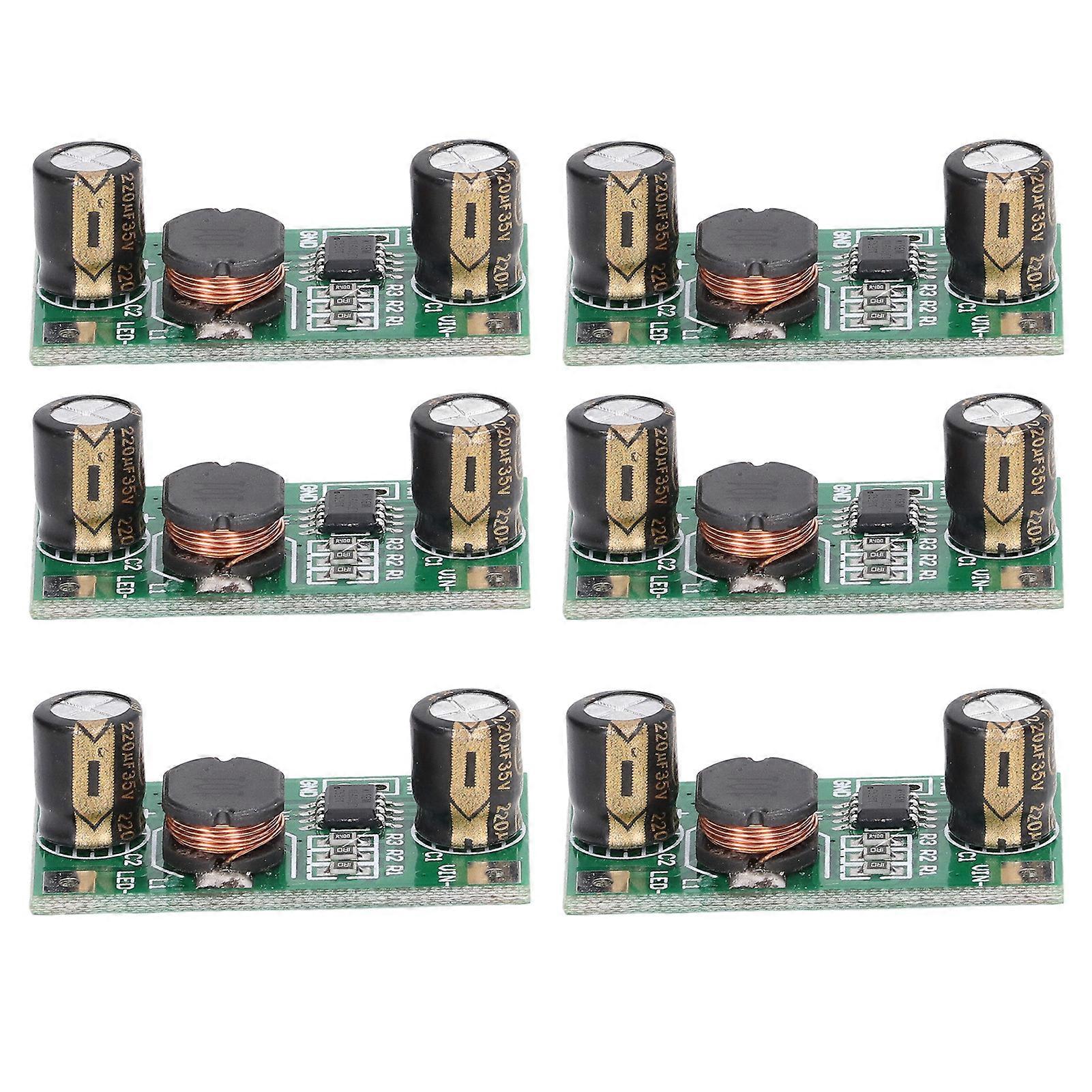 6pcs 3W/2W LED Driver Module 700mA PWM Constant Current Dimming Driver DC 5-35V Input