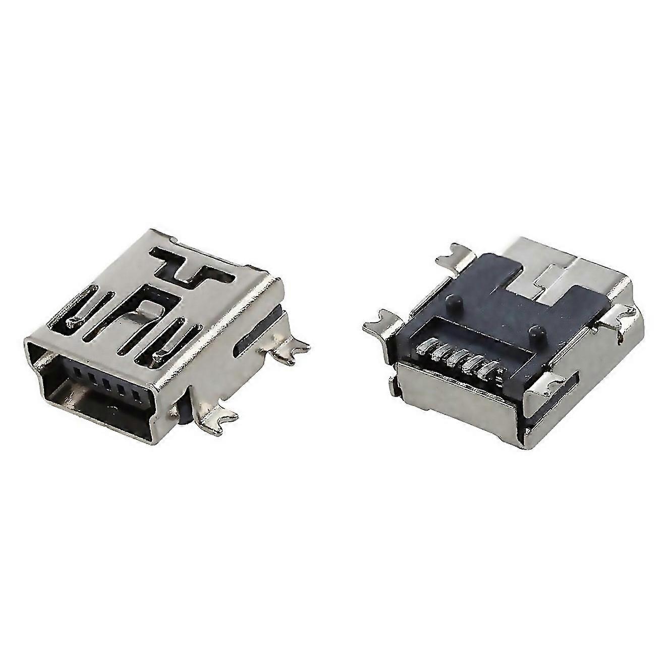For Mini Usb Type B Female 5 Pin Pcb Board Mount Jack Charger Connector