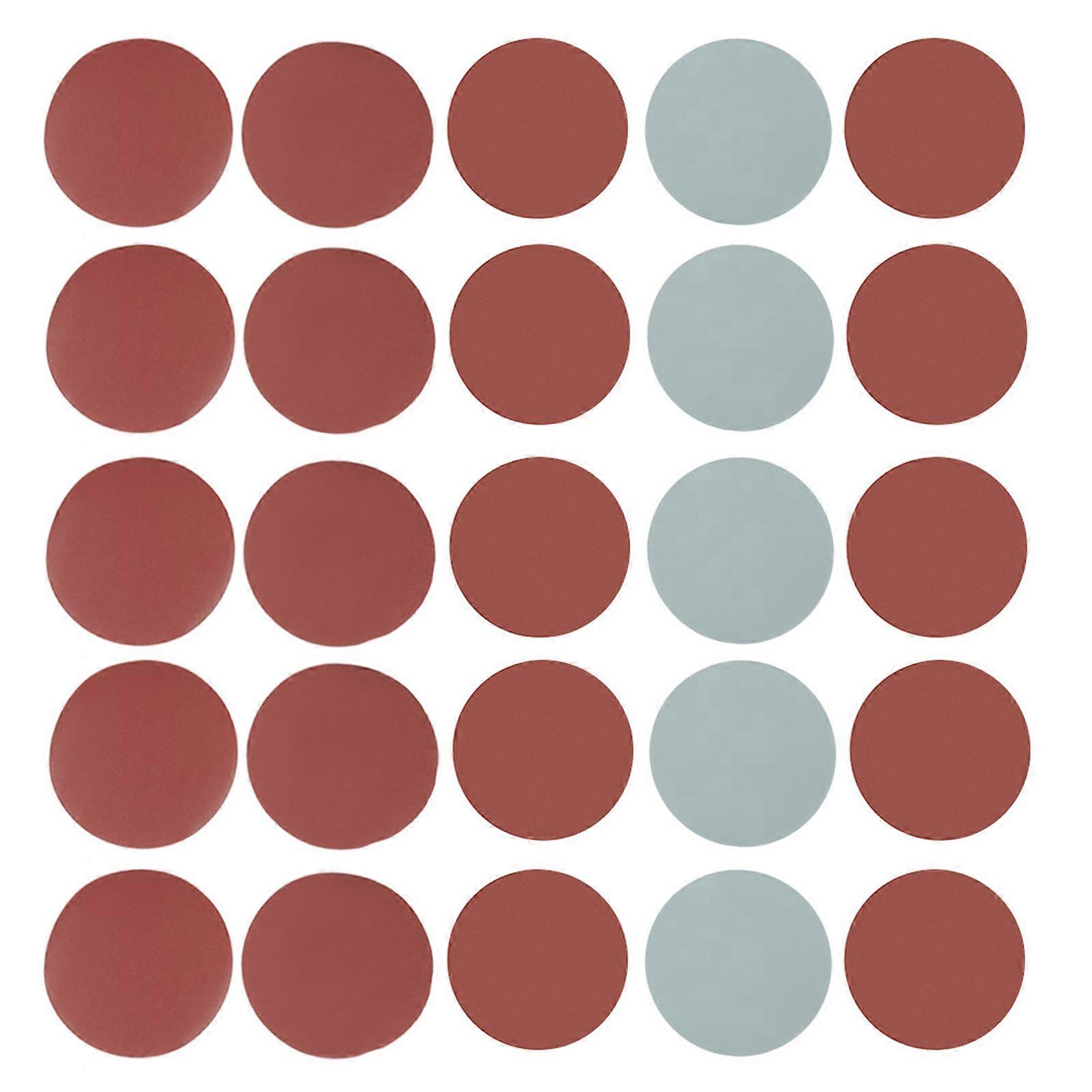 25 Pack Mixed Grit Sanding Discs, Abrasive Sandpaper Pads