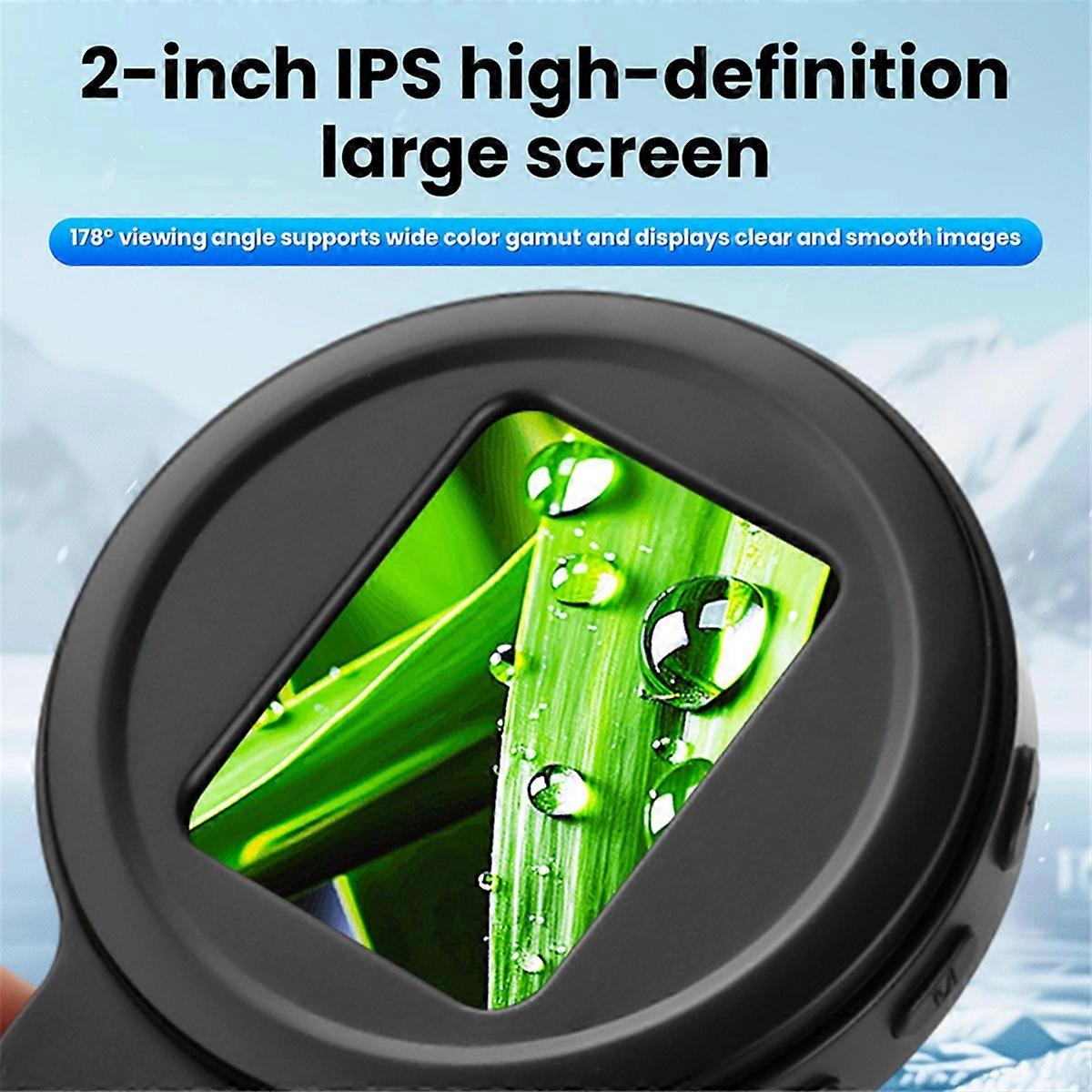 Electronic Digital Microscope 20X High-Definition 2 Inch Microscope with Light Handheld Magnifying