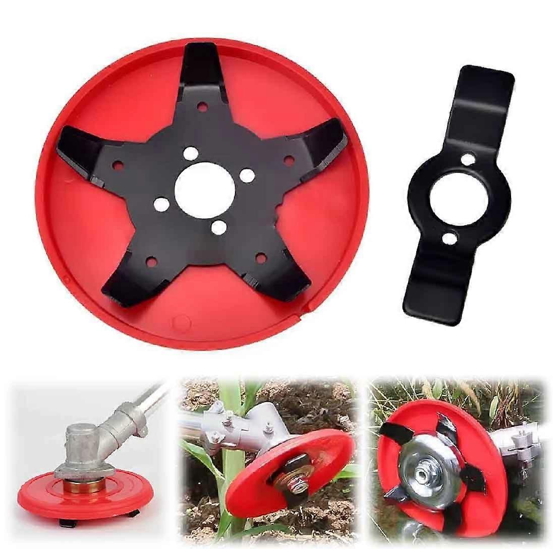 Weeding Disc For Weedeater Trimmers, Amphibious Weeding Disc Trimmers, Weeder Plate For Lawn Mower String Trimmers 1 PC
