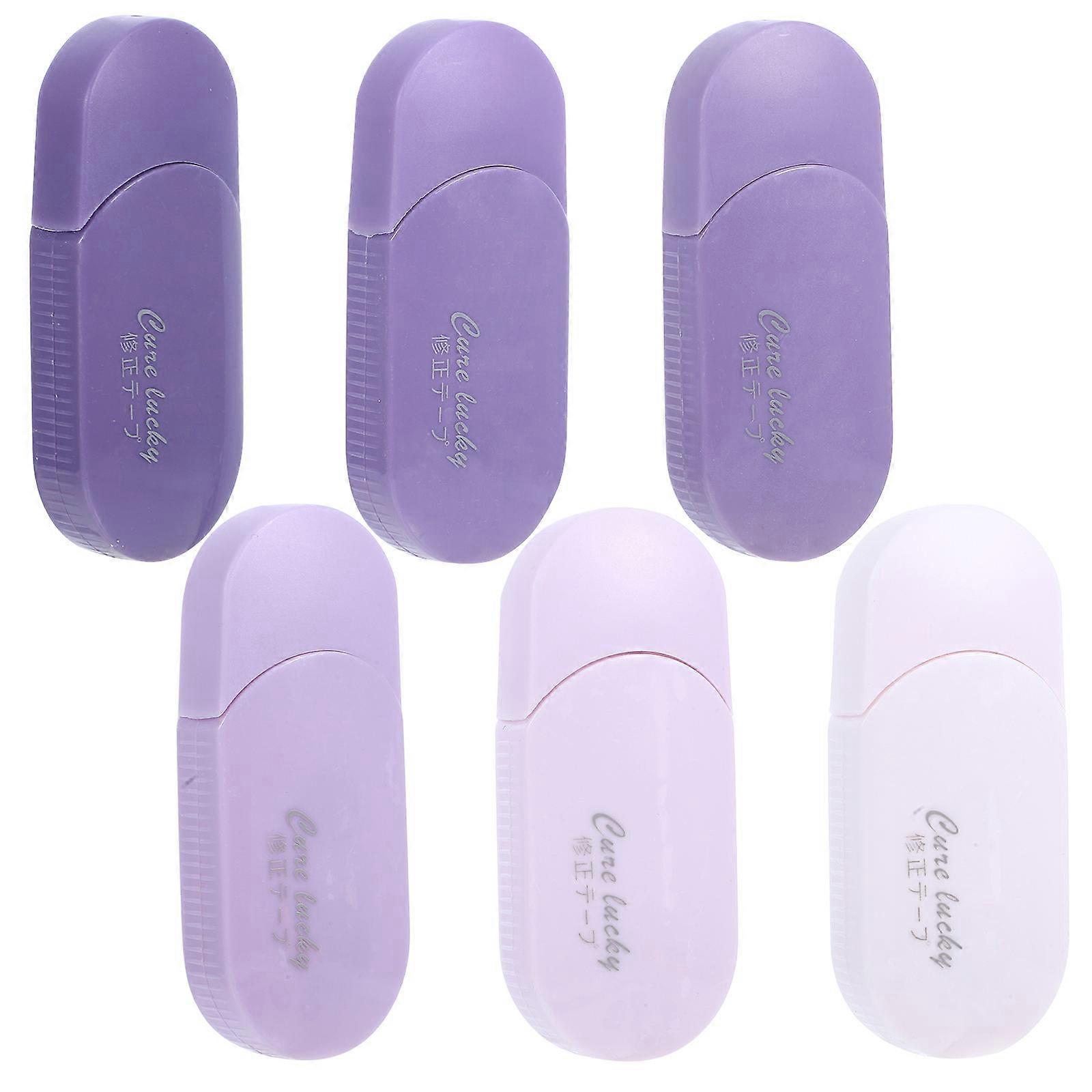 12 Pcs Correction Tape Rectangular Shape Designed For Easy Use In School Office And Home Supplies Purple