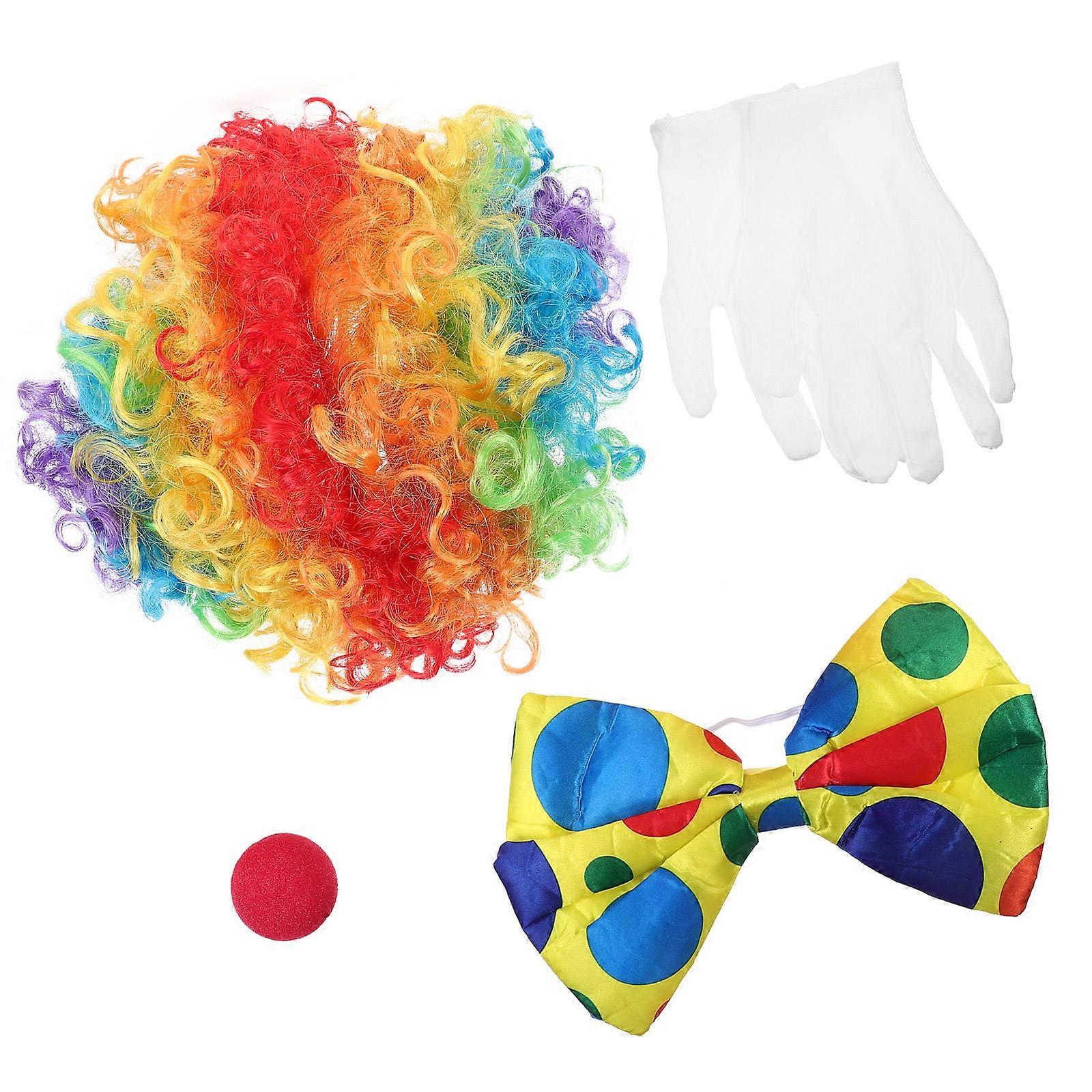 Cosplay Clown Outfit Set Featuring Various Accessories 5 Sets Dance Performance And Juggling