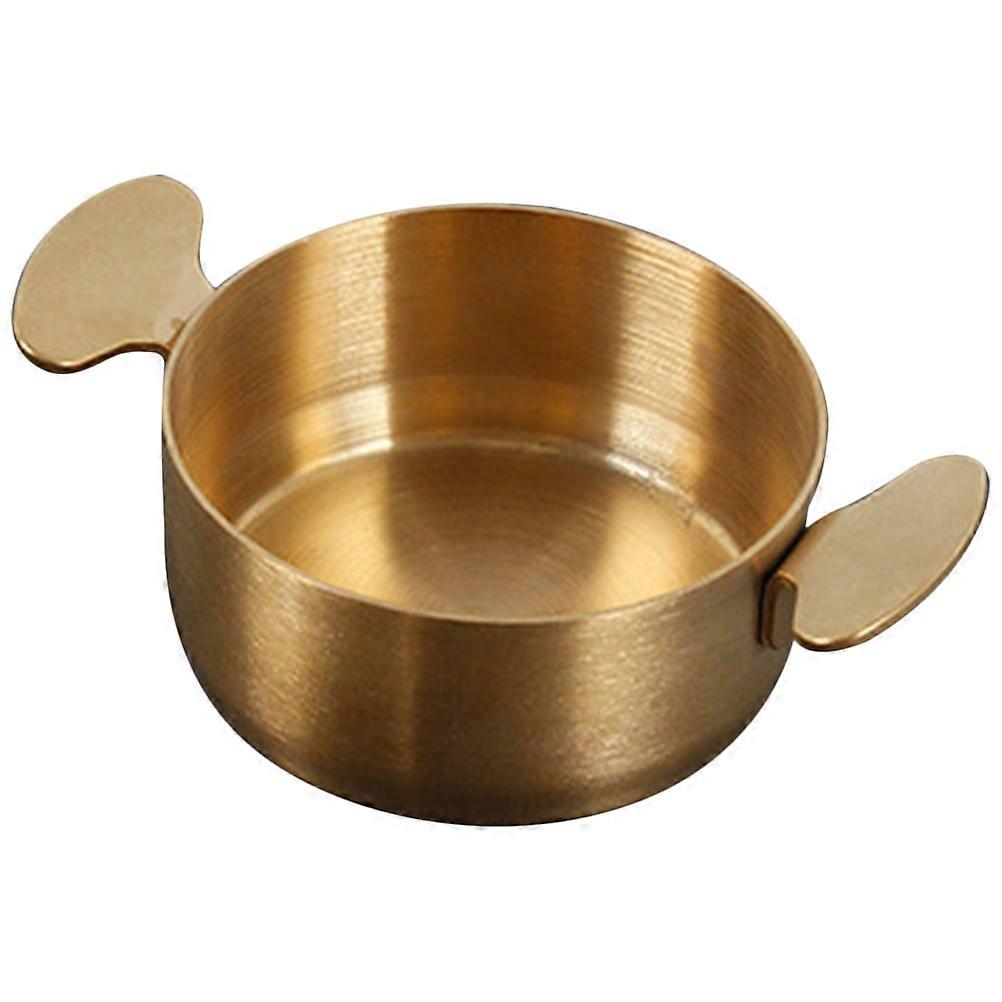 Metal Sauce Bowl 4Pcs Kimchi Dish Ideal For Home Use And Barbecue Featuring Rectangular Shape With Simple Design And Dipping Function