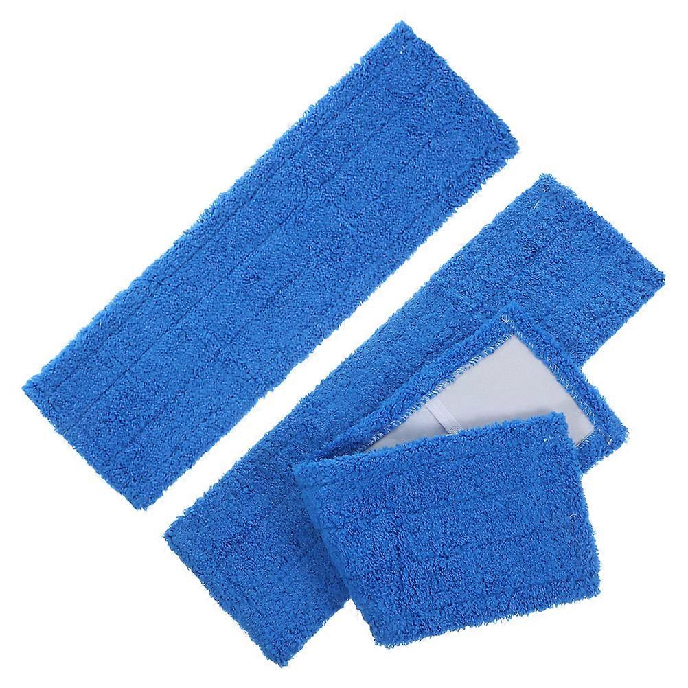 Reusable Coral Fleece Mop Refills for Cleaning Floors with 12Pcs Replacement