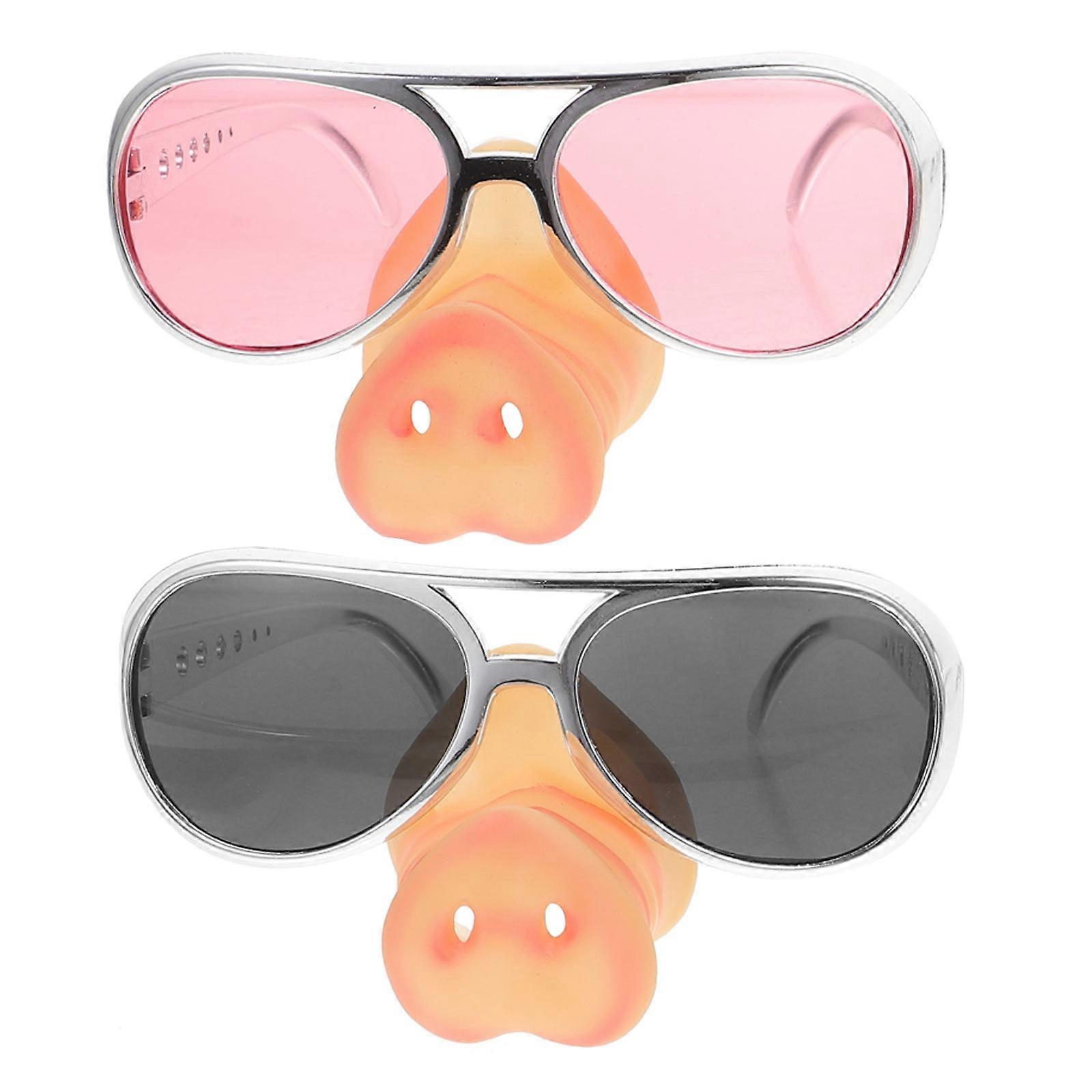 6Pcs Pig Nose Glasses for Party Funny Costume and Decoration Props