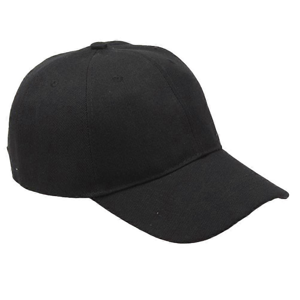Low Profile Hat Baseball Cap for Outdoor Use 3Pcs Black Snapback Hats
