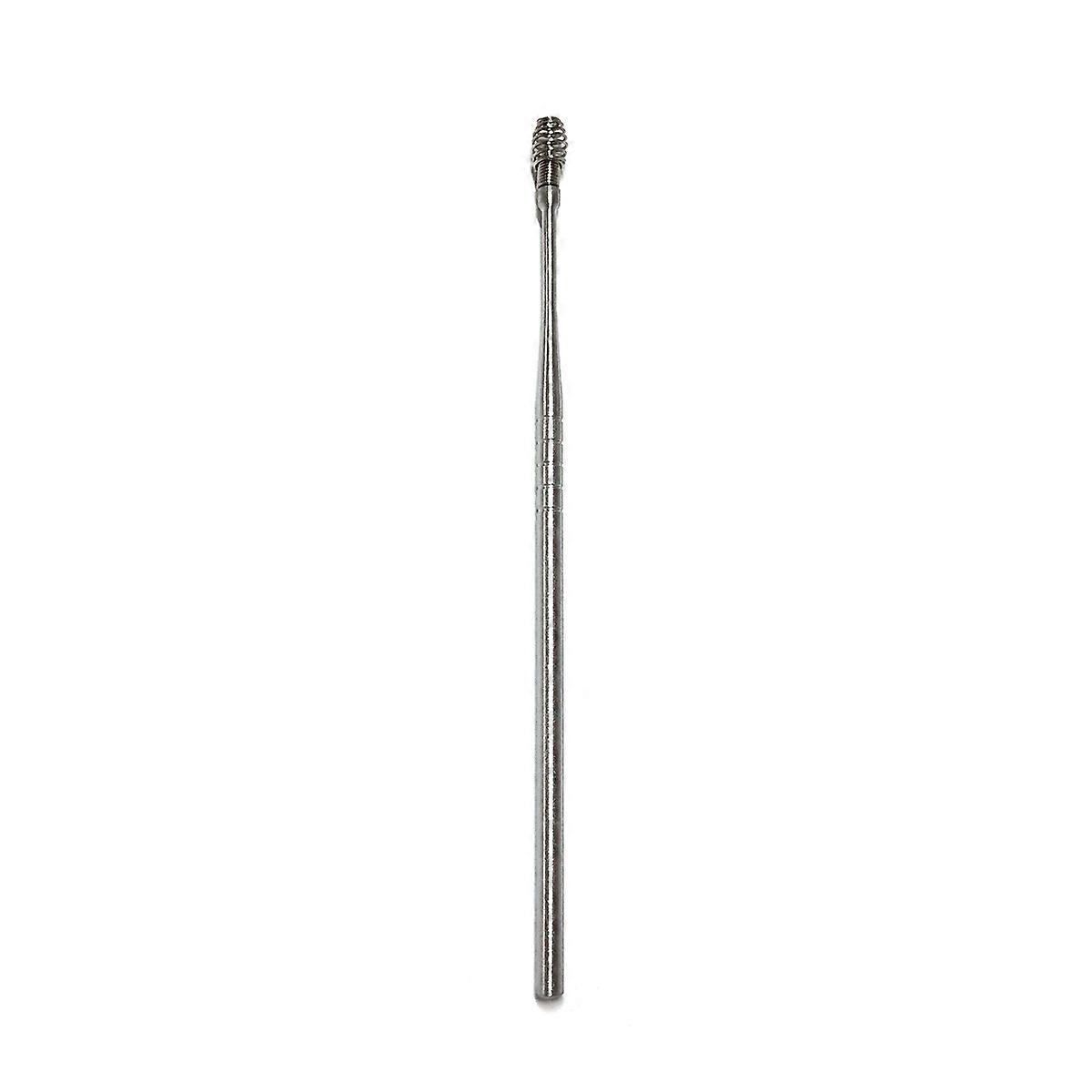 Stainless Steel Ear Wax Removal Tool Set For Adults Home Use Silver Color With Spiral Shape And Easy To Clean Feature