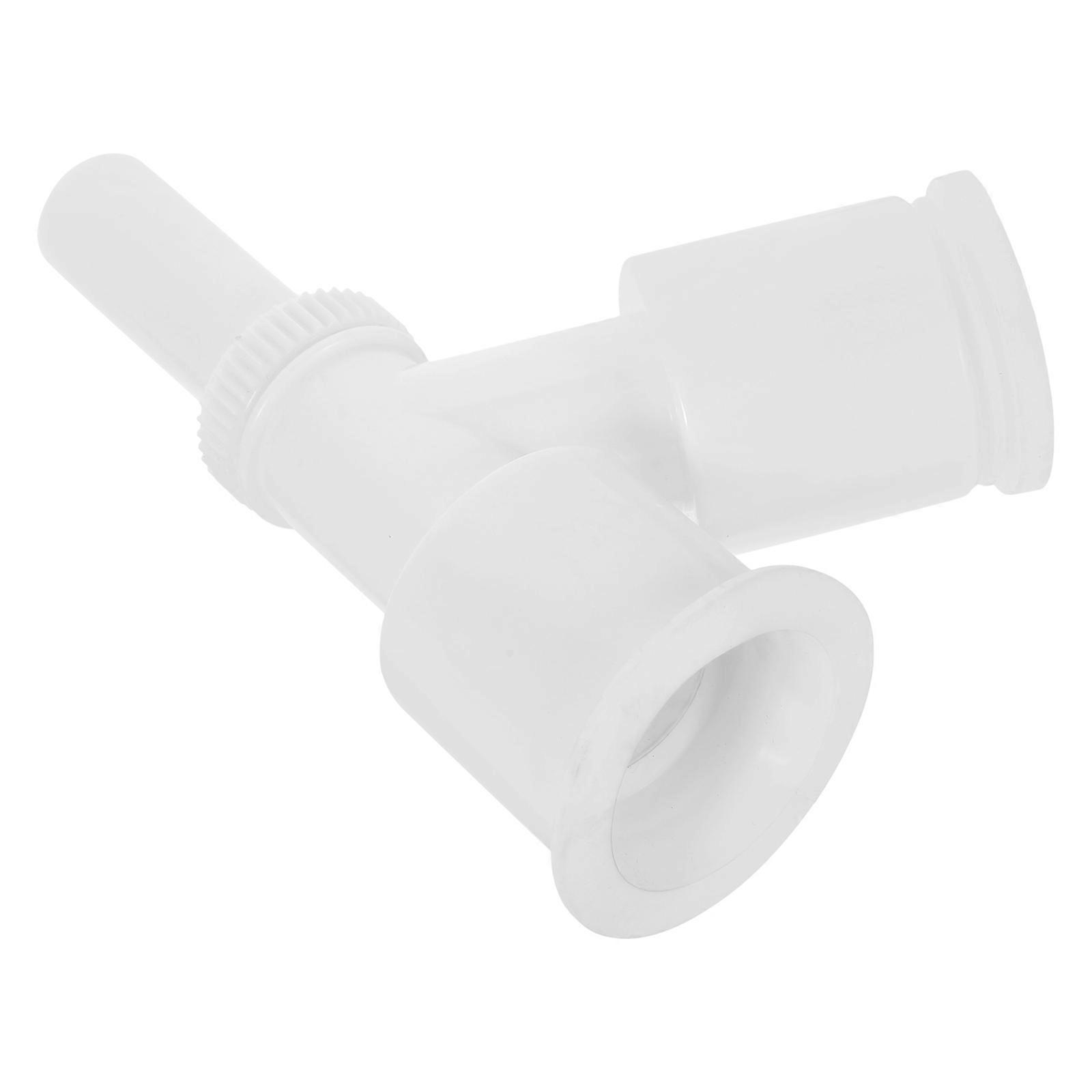 Home Hose Connector Pipeline Connector Tee Shape ABS Rubber 15x12cm Anti-odor Anti-overflow Insect-proof Anti-blocking Home Improvement 1Pc