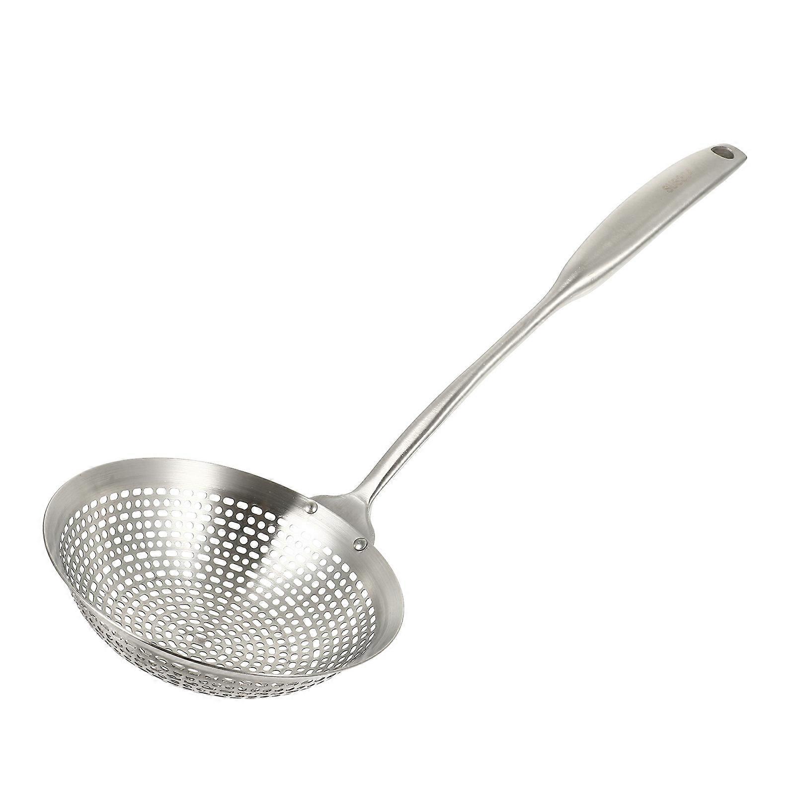 3Pcs Stainless Steel Strainers with Long Handles for Kitchen Tasks
