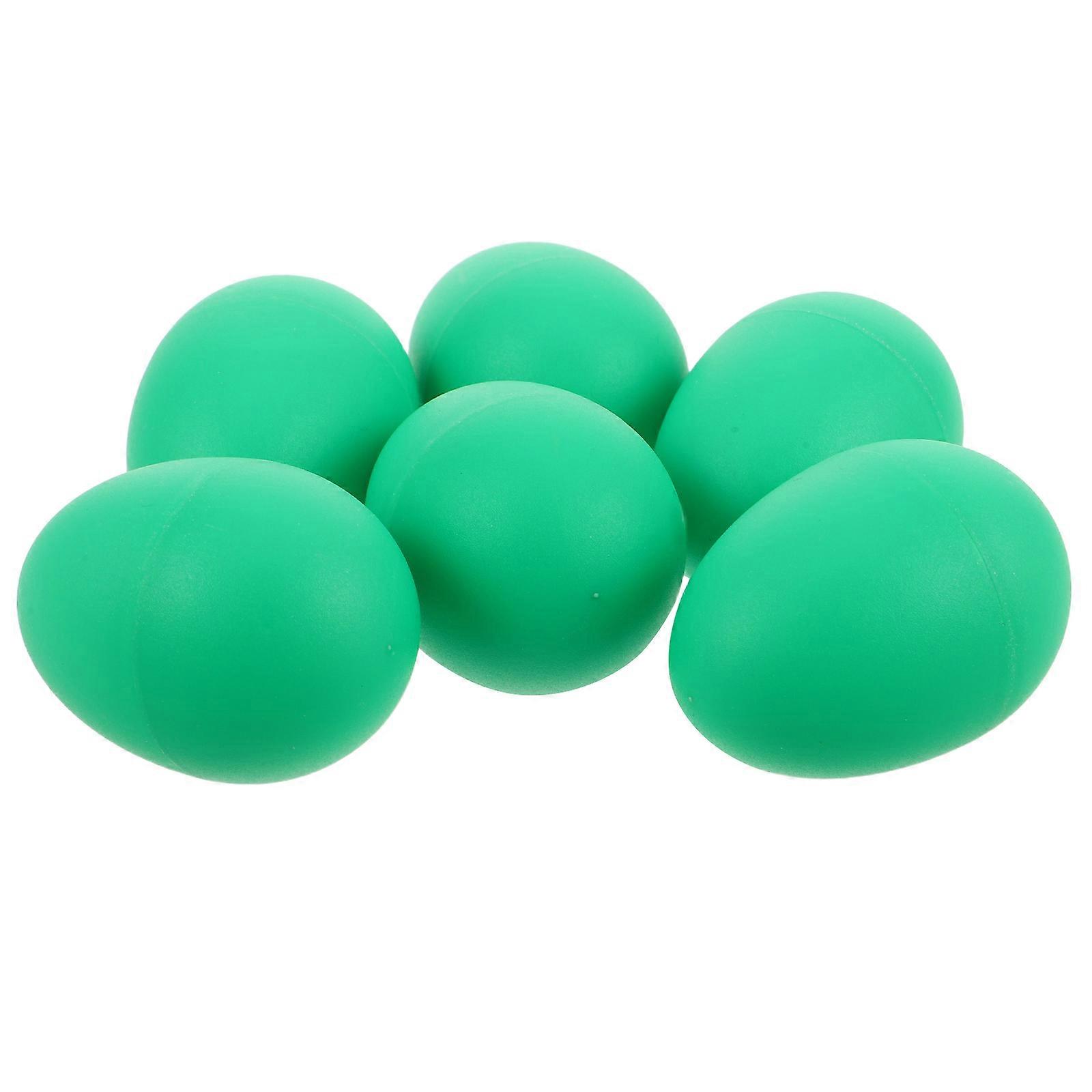 Hand Percussion Instruments Plastic Egg Shakers for Preschool 6Pcs
