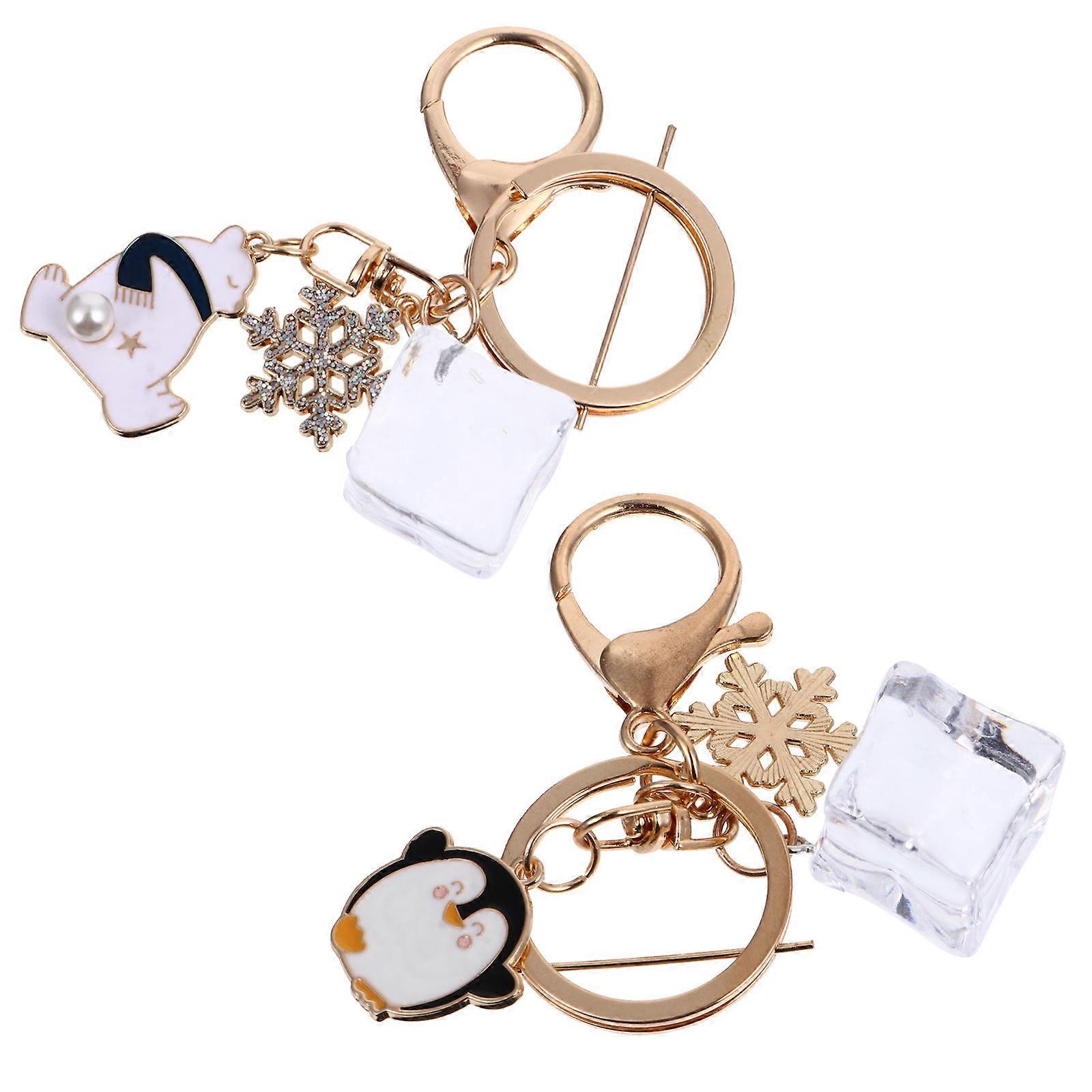 Creative Key Chains Unique Car Pendants for Key Storage 6Pcs Assorted Color