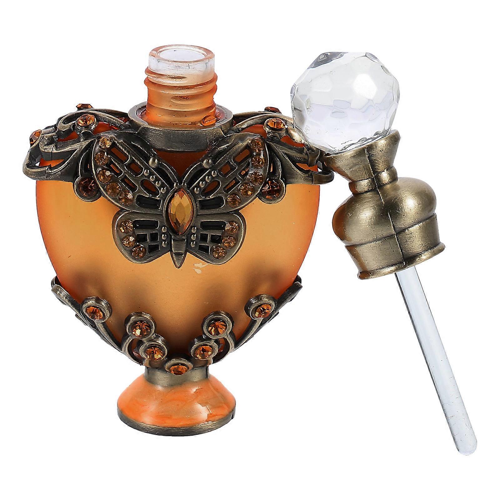 Vintage parfymeflaske bryllupsgave hjerteformet påfyllbar multiglass for 1 stk