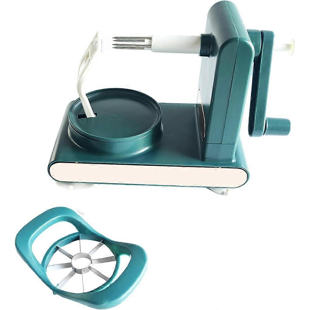 ApplePeeler - Easily Peels All Types of Apples,ApplePealer Slicer Kitchen Quick ApplesaucePie Making (Green)